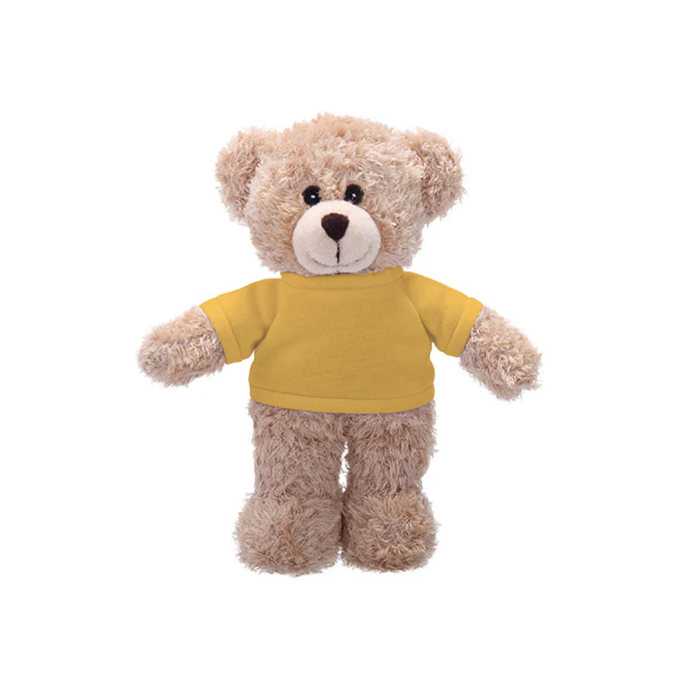 Soft Plush Tan Teddy Bear with Tee