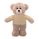 Soft Plush Tan Teddy Bear with Tee-12