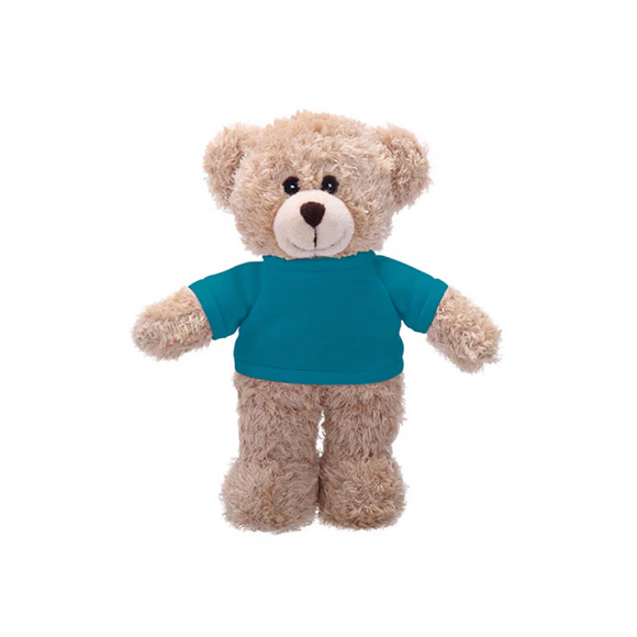 Soft Plush Tan Teddy Bear with Tee