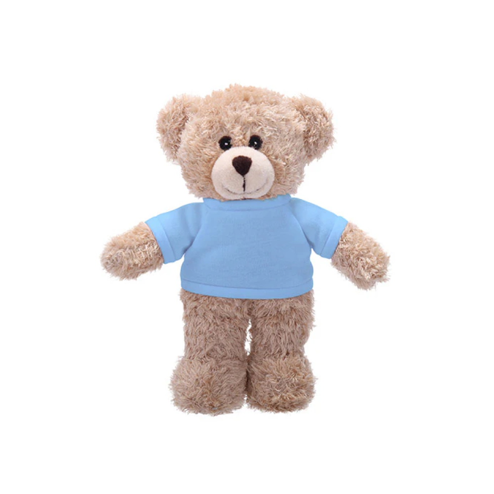 Soft Plush Tan Teddy Bear with Tee