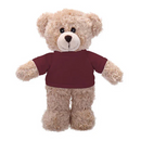 Soft Plush Tan Teddy Bear with Tee-3