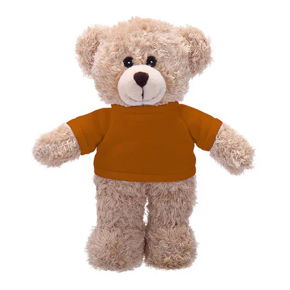 Soft Plush Tan Teddy Bear with Tee
