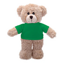 Soft Plush Tan Teddy Bear with Tee-7
