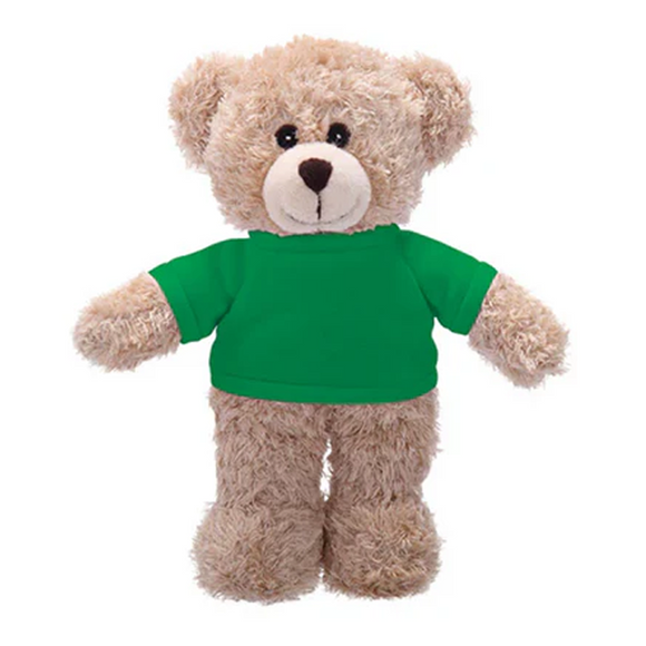 Soft Plush Tan Teddy Bear with Tee