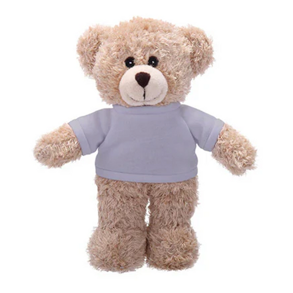 Soft Plush Tan Teddy Bear with Tee