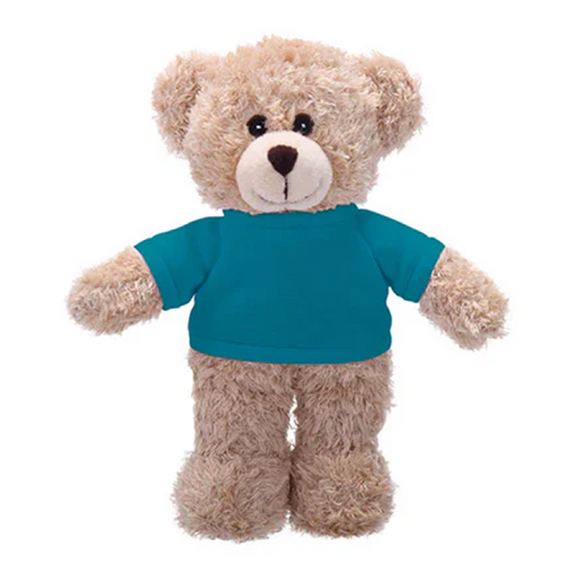 Soft Plush Tan Teddy Bear with Tee
