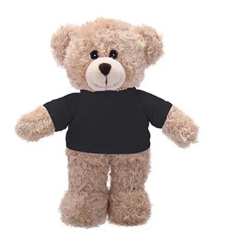 Soft Plush Tan Teddy Bear with Tee
