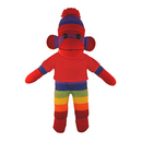 Soft Plush Rainbow Sock Monkey with Tee-13