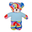 Soft Plush Tie Dye Teddy Bear with Tee-1