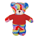 Soft Plush Tie Dye Teddy Bear with Tee-11