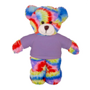 Soft Plush Tie Dye Teddy Bear with Tee-16