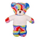 Soft Plush Tie Dye Teddy Bear with Tee-17