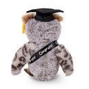Graduation Plush Owl with Cap & Sash 9"-3