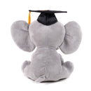 Graduation Elephant Plush with Cap &  Diploma 10"-3