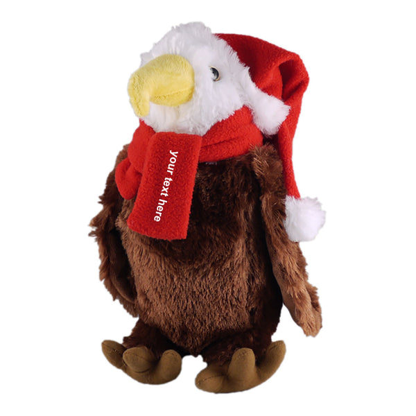 Christmas Animals with Customizable Scarf Eagle 12"