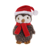 Christmas Owl with Scarf 12"