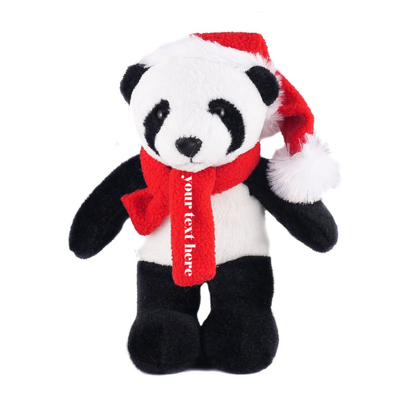 Christmas Animals with Customizable Scarf Panda 12"