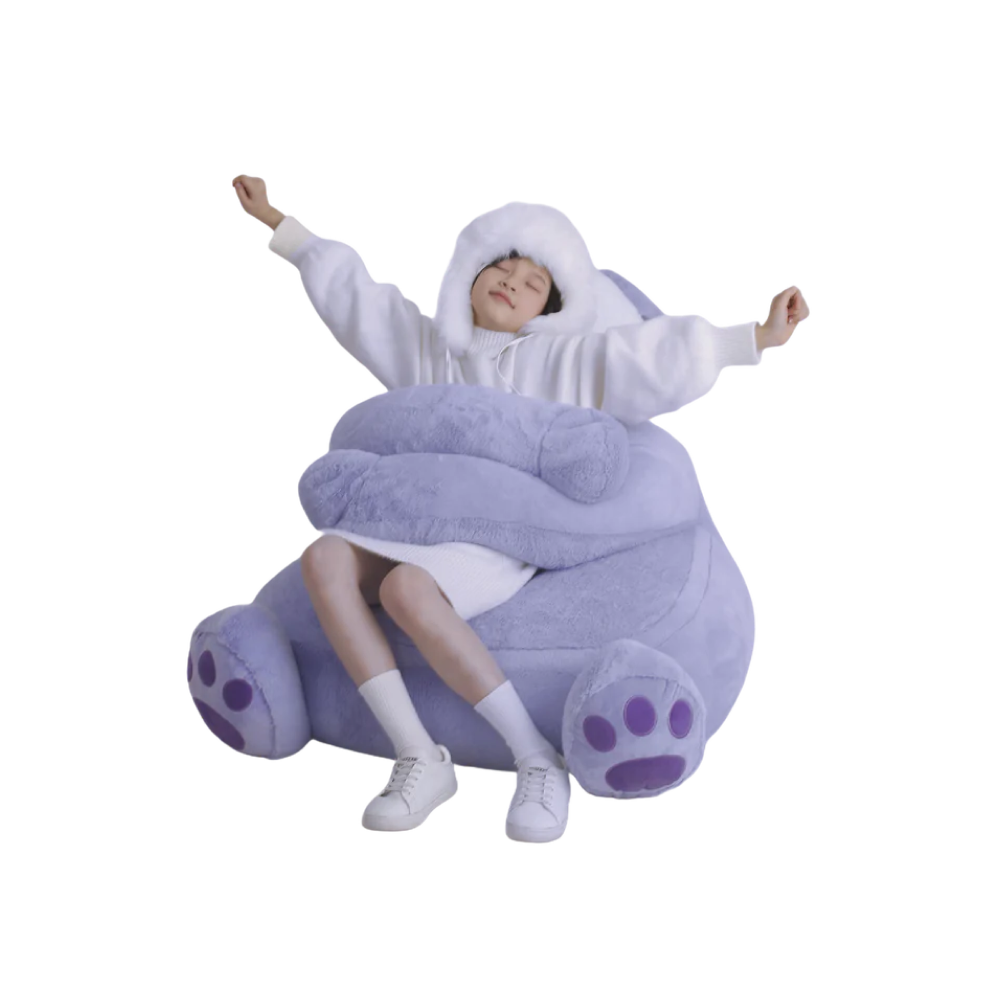 Weighted Panda Bean Bag Sofa - 0