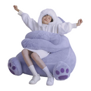 Weighted Panda Bean Bag Chair-4