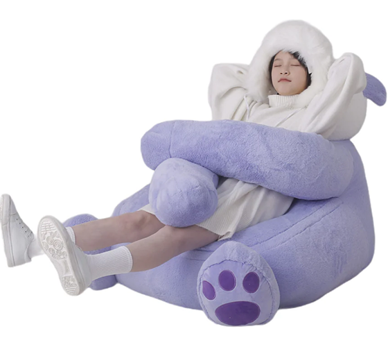 Weighted Panda Bean Bag Sofa