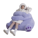 Weighted Panda Bean Bag Sofa-4