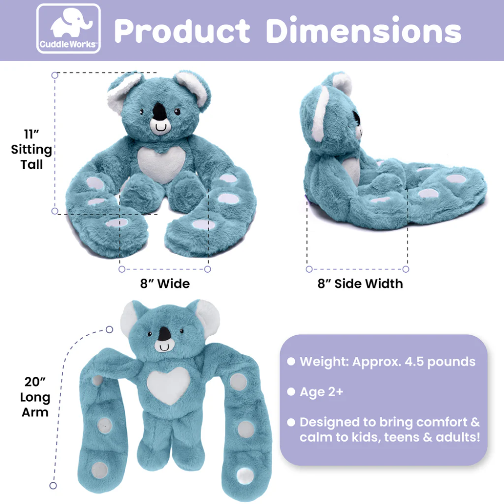 Weighted Plush Koala Hugger - 0