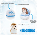Zip Up Snowball Hedgehog Plush Toy Specification, Featuring a Soft, Plush Design That Zips Into a Snowball by Plushland.