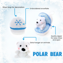 Zip Up Snowball Polar Bear Plush Toy Specification, Featuring a Soft, Plush Design That Zips Into a Snowball by Plushland.