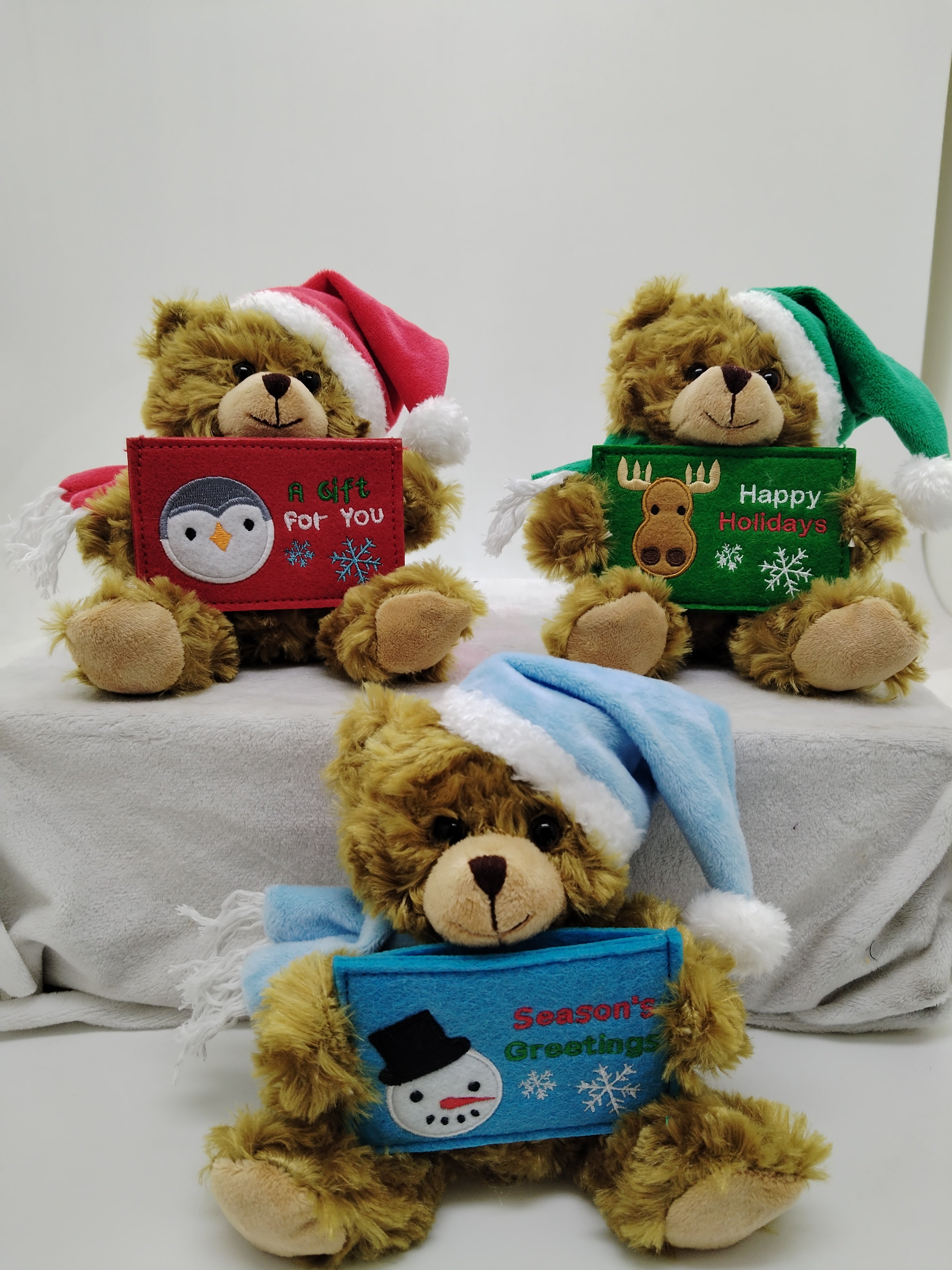 Xmas Gift Card Holder Bear 9"