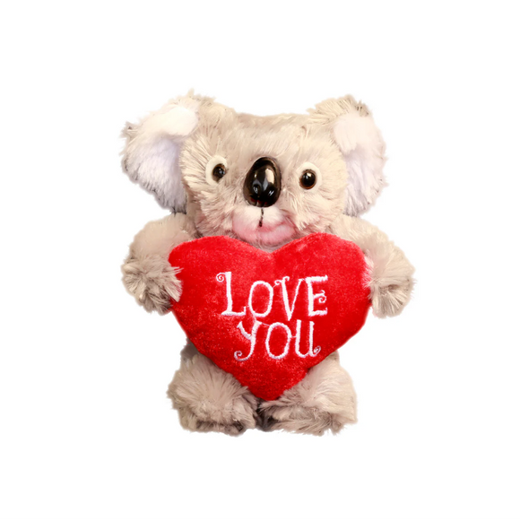 "animal with love you heart plush toy gift featuring soft teddy bear heart – 8 inch by Plushland"