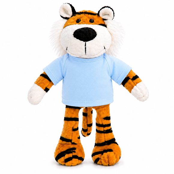 8" Standing Tiger with Custom T-shirt