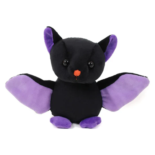 "Black Bat Halloween Plush – 6 Inch Halloween Plush Animals by Plushland"
