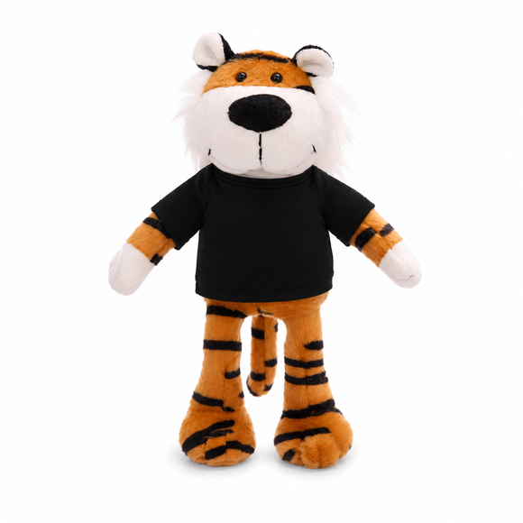 8" Standing Tiger with Custom T-shirt