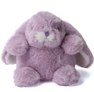 Purple weighted bunny Bitty Bud plush