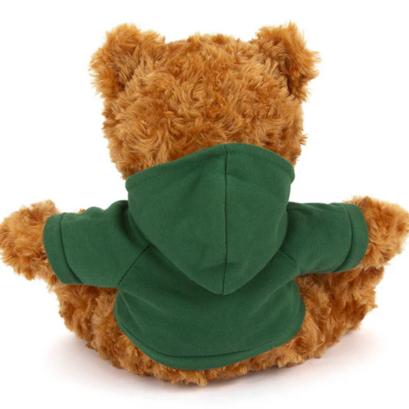 Customized Mocha Bear with Hoodie 11"
