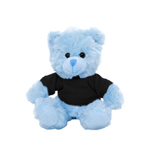 Blue Teddy Bear Stuffed Animal Personalized Shirt 11 Inches