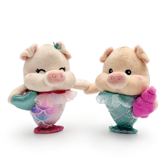 Magnetic Piggy Mermaids Duo 4''