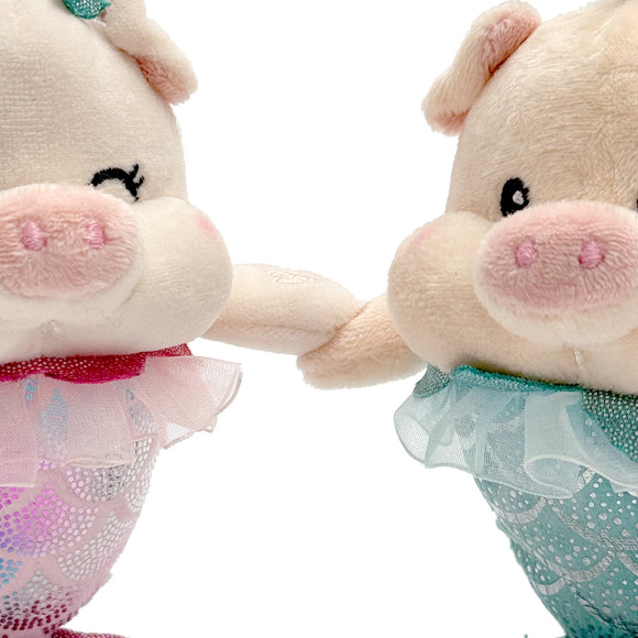 Magnetic Piggy Mermaids Duo 4''