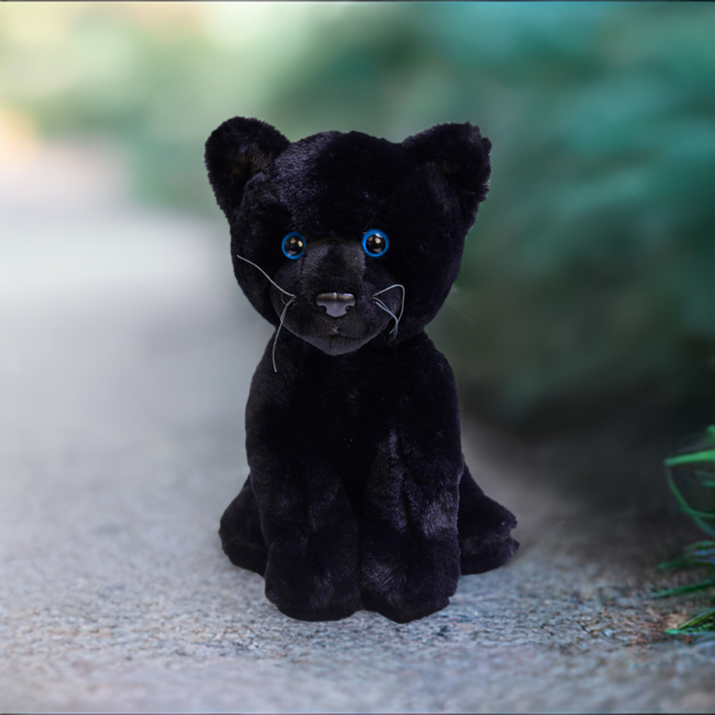 Standing Panther 10 Realistic Plush for Animal Lovers and Collectors Plushland