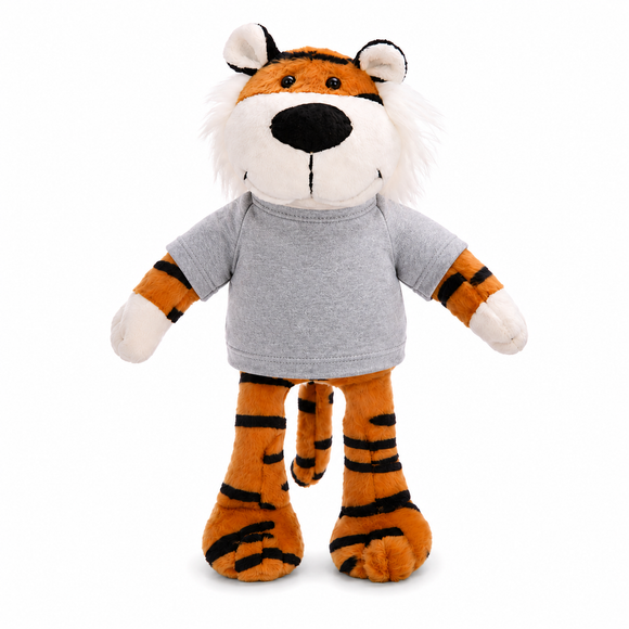 8" Standing Tiger with Custom T-shirt