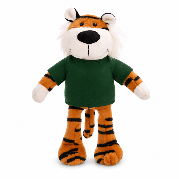 8" Standing Tiger with Custom T-shirt