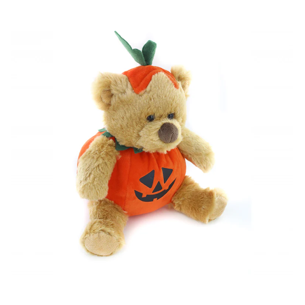 "Halloween Bear 9 Inch Plush – Halloween Plush Animals and Pumpkin Glow Teddy Bear by Plushland"