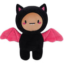 Halloween Bat Stuffed Animal 10" in a front-facing pose wearing a bat costume
