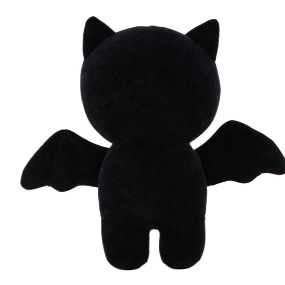 Back view of Halloween Cute Bat Plush showcasing the bat wings and costume
