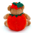 Back view of Halloween Cute Bear Plush showcasing the pumpkin costume