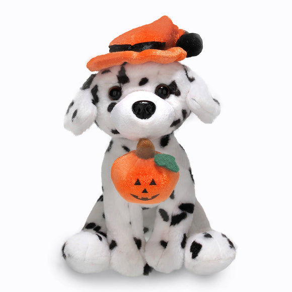 Halloween Dalmatian Plush featuring a festive Halloween costume