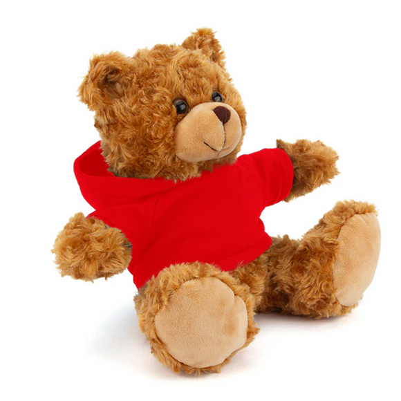 Customized Mocha Bear with Hoodie 11"