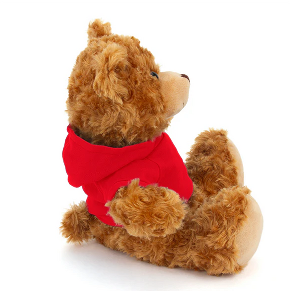 Customized Mocha Bear with Hoodie 11"