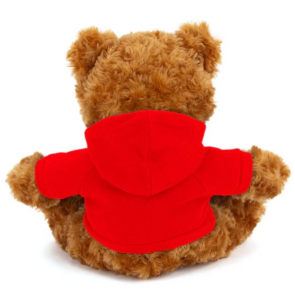 Customized Mocha Bear with Hoodie 11"