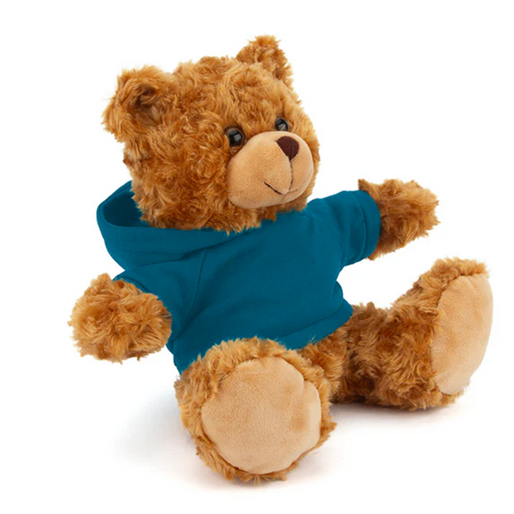 Customized Mocha Bear with Hoodie 11"